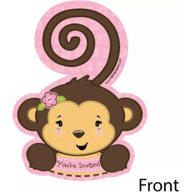 Big Dot of Happiness Overol Con Forma De Niña  Llenar Invitaciones  Baby Shower O