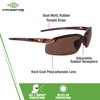 Crossfire Eyewear 291113 Es5 Polarized Safety Glasses with High Definition