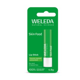 Weleda Skin Food Lip Stick, Dry & Chapped Lips, Natural Oils, Intensive Nourishment, For Men & Women, 100% Certified Natural, Organic, Vegan, 4.8g