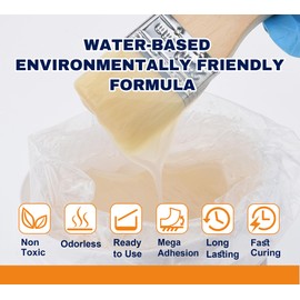 Waterproof Adhesive 35oz, Transparent Waterproof Sealant Coating, Anti-Leaking Sealants Agent - Sealant Repair Leak Agent for Roofs, Bathroom, Walls, Kitchen, Garden, Indoor & Outdoor