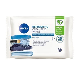 Nivea Daily Essentials Biodegradable Normal and Combination Skin Facial Cleansing Wipes 25pk