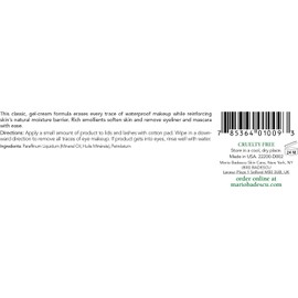 Mario Badescu Crema desmaquillante de ojos – Crema de gel suave y no irritante impermeable y removedor de rímel – Seguro para usuarios de lentes de contacto – Limpiador de maquillaje vegano para el cuidado de la piel, 56 gr
