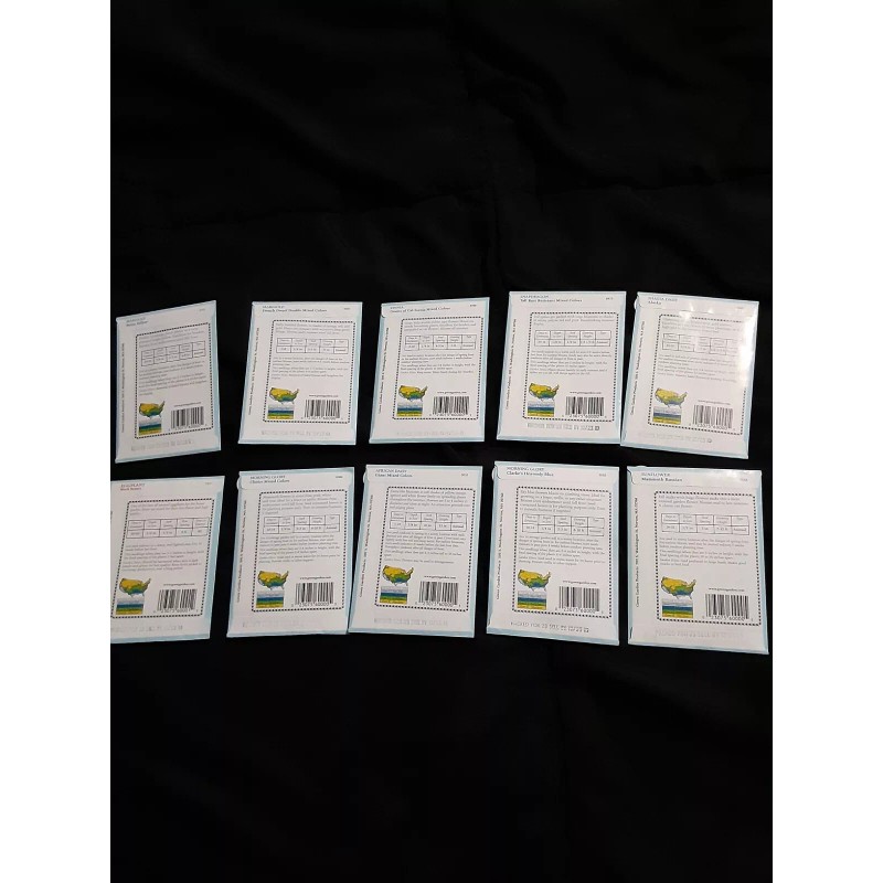 American Seed flower seeds mix set of 12 and 6