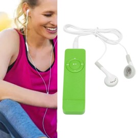 64GB MP3 Player Portable Digital Lossless Music Player, Suitable for Children HD Sound Quality No Phone Required with Earphone SD Card Slot for Sports Running (Green)