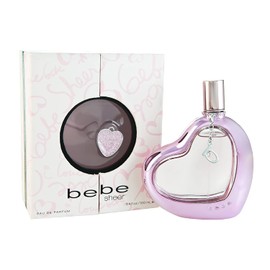 Sheer by Bebe for Women, Eau de Parfum Spray, 3.4 Ounce