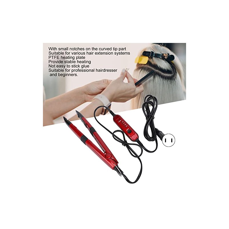 ZJchao Conector de Cabello, Alicates de Extensión Juego de Agujas