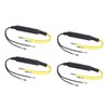 SFONIA 4pcs Motorcycle Load Resistor Adapter 12V LED Indicator Decoder