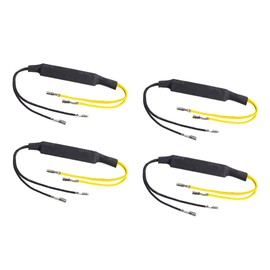 SFONIA 4pcs Motorcycle Load Resistor Adapter 12V LED Indicator Decoder Flash Fix Error Universal Scooter Quad Cruiser Off Road