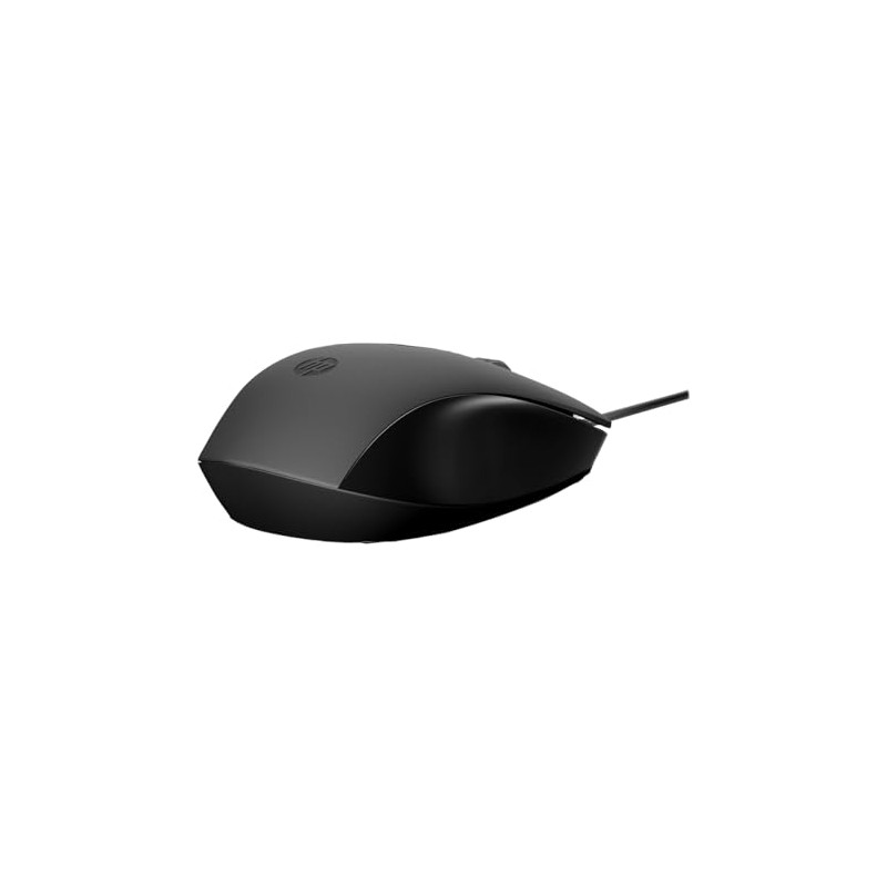 HP Mouse con Cable 150, Almbrico, Universal, Negro (240J6AA)