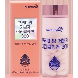 Premium Low Molecular Fish Collagen 300 60 Tablets KS Healthy Hug