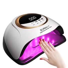 UV Lamp for Gel Nails, Professional Nail 280 W UV Lamp for Nail Design with 66 LEDs, Car Sensor, 4 Timers (PRO)