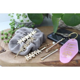 Kappa Kappa Gamma - Sorority Hair Clips - 6/pack