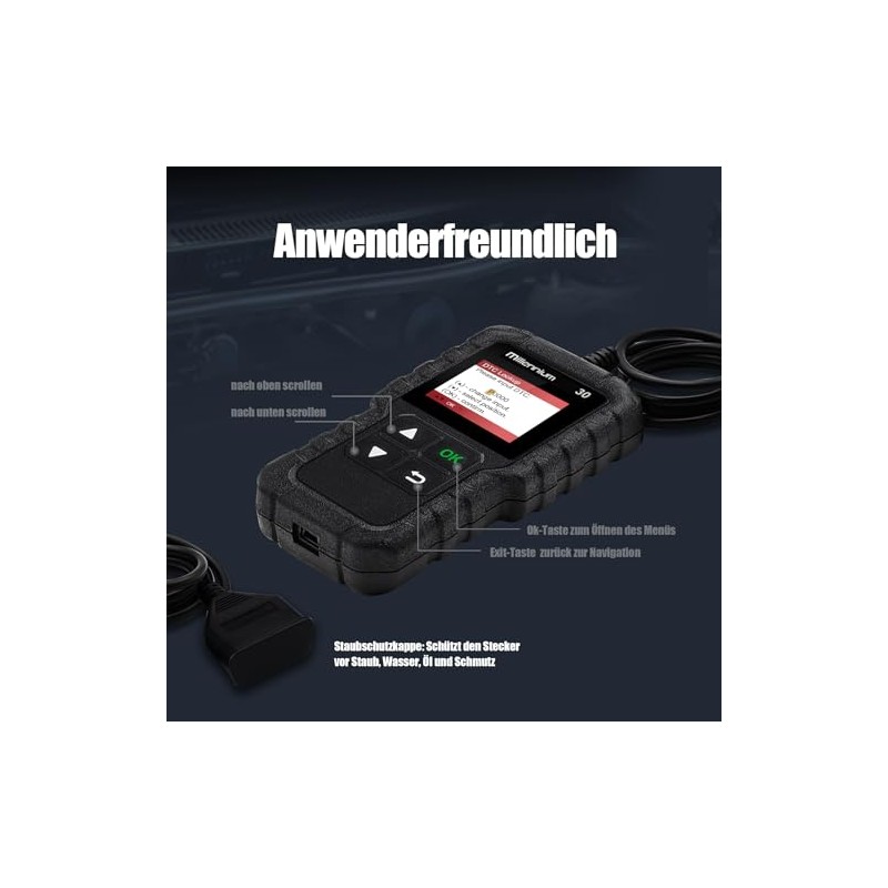 Launch Millennium 30 OBD2 Scanner,Car Code Reader with Full OBD2