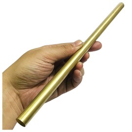 1PCS ZQToday Solid Brass Rods 1/2 x 12 Inch Brass Rod for Crafts 1/2 for Knife Handle Pins, Machining,Crafts,DIY Projects,Modeling Hobby.Dowel Rivet