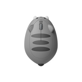 Akko Cat Theme Wireless Gaming Mouse, 2.4G GHz with a USB Receiver, Cute Optical Cordless Cartoon Mice for Computer/Laptop/Desktop/PC, Compatible with Mac/Win (Gray Mimo)