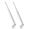 BINGFU 2.4GHz 5GHZ 6dbi WiFi Antenna Omnidirectional RP-SMA Plug for