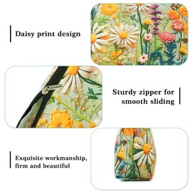 Cosmetic Bag Beauty Makeup Bags Floral Small Portable Pouch Purse Case Toiletry Bag Toiletries Case Multifunctional for Women