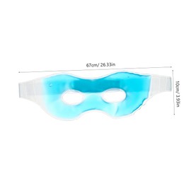 minkissy Cooling Eye Care Ice Bag Pvc Hollow Eye Mask Sleep Eye Patch Reusable for Meditation Travel