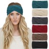 Dreshow Women's Winter Crochet Headbands, Knitted Elastic Headband, Ear Warmer,