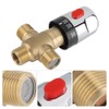 Thermostatic Mixing Valve, Brass Thermostatic Water Blending Mixer Valve Temperature