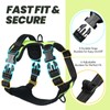 VIVAGLORY Easefit No Pull Dog Harness with Handle & Front