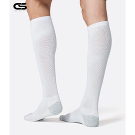 CS CELERSPORT 3 Pack Baseball Softball Socks Over the Calf Knee High Sports Tube Socks for KIds Youth and Adult X-Small White