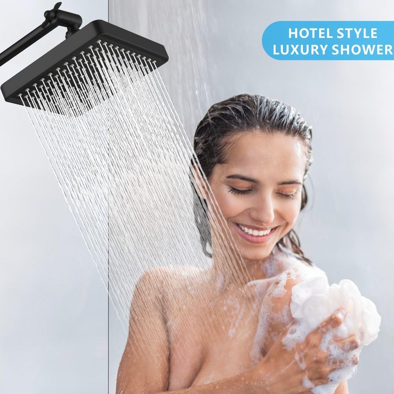 Voolan High Pressure Rain Shower Head - Luxury Modern Look