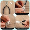 Nylon Jaw Pliers for Jewelry Making with 6 Replaceable Pliers