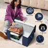 Fab totes 8 Pack Clothes Storage, Foldable Thick Fabric Blanket