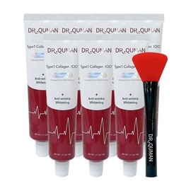 Dr. Qman Collagen Cream Pack Season 2 Premium Collagen Pack 60g 7 packs + exclusive spa / 닥터큐먼 콜라겐 크림팩 시즌2 프리미엄 콜라겐팩 60g 7개+전용스파