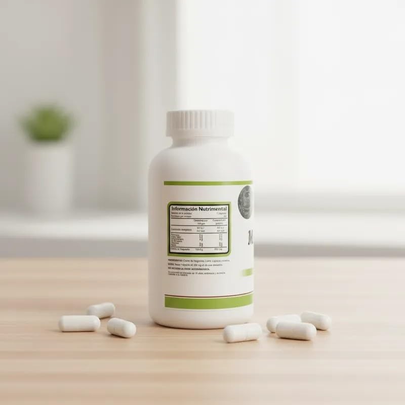 Natural Green – Citrato de Magnesio 500 mg, 60 Cápsulas
