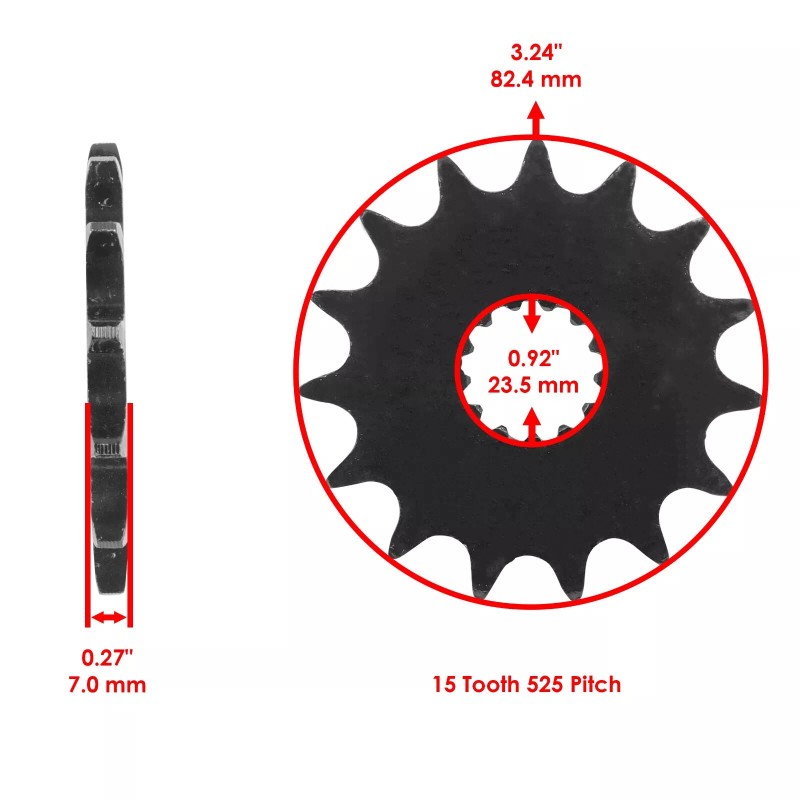 Suzuki Drive Chain & Sprockets Kit for Suzuki SV650S 1999