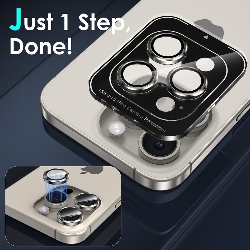 Smasener for 15 Pro - 15 Pro Max Camera Lens