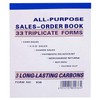 10 Pack Large Sales Order Book Receipt Invoice Duplicate Carbonless