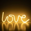 ENUOLI Love Neon Signs Light LED Art Dorm Decor Sign Wall Table Decor for Valentine's Gift Girls Room Kids Room Living Room House Bar Pub Hotel Beach Recreational