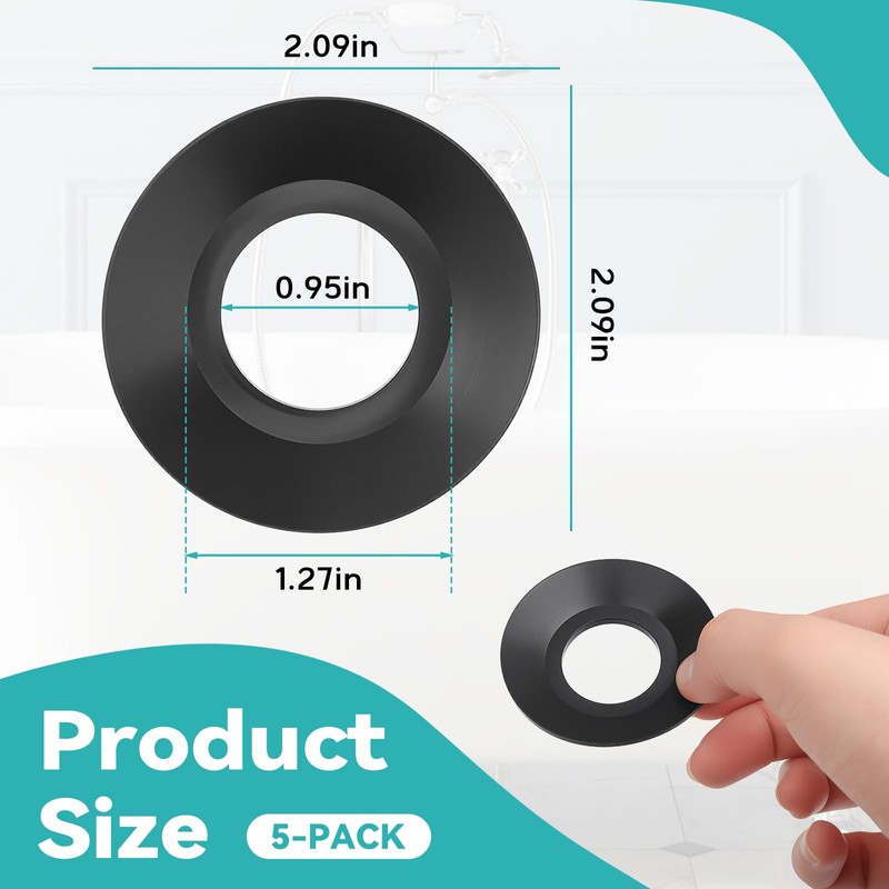 37680B Tub Stopper Gasket for Tip Toe Style Bathtub Stoppers,