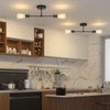 FadimiKoo 2-Light Black Bathroom Light Fixtures, Modern Wall Sconces Lighting