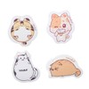 KOMBIUDA 4pcs Cartoon Animals Kitchen Cleaning Sponge Wood Pulp Dish