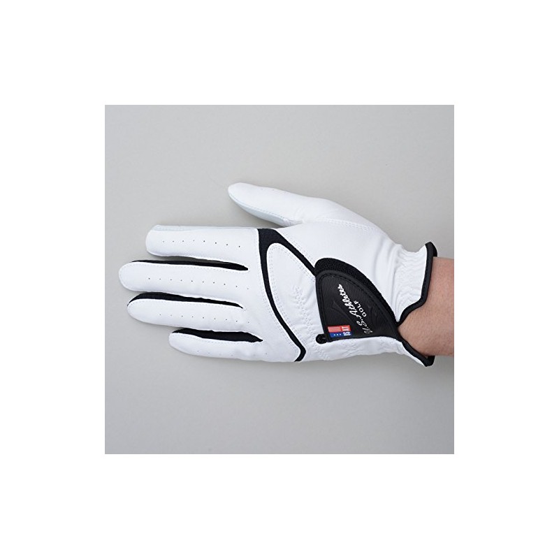 LEZAX U.S. Athletes USGL-5656 Tour Hybrid Gloves, Left Hand, White,