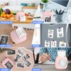 GuKKK Mini Printer, Mobile Photo Printer, Portable 7 Colours LED,