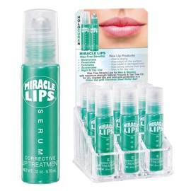 Holocuren Miracle Lips Anti-Aging Lip Serum and SPF 15 Lip Balm, 2-Pack, 0.33 oz Serum + 0.15 oz Balm