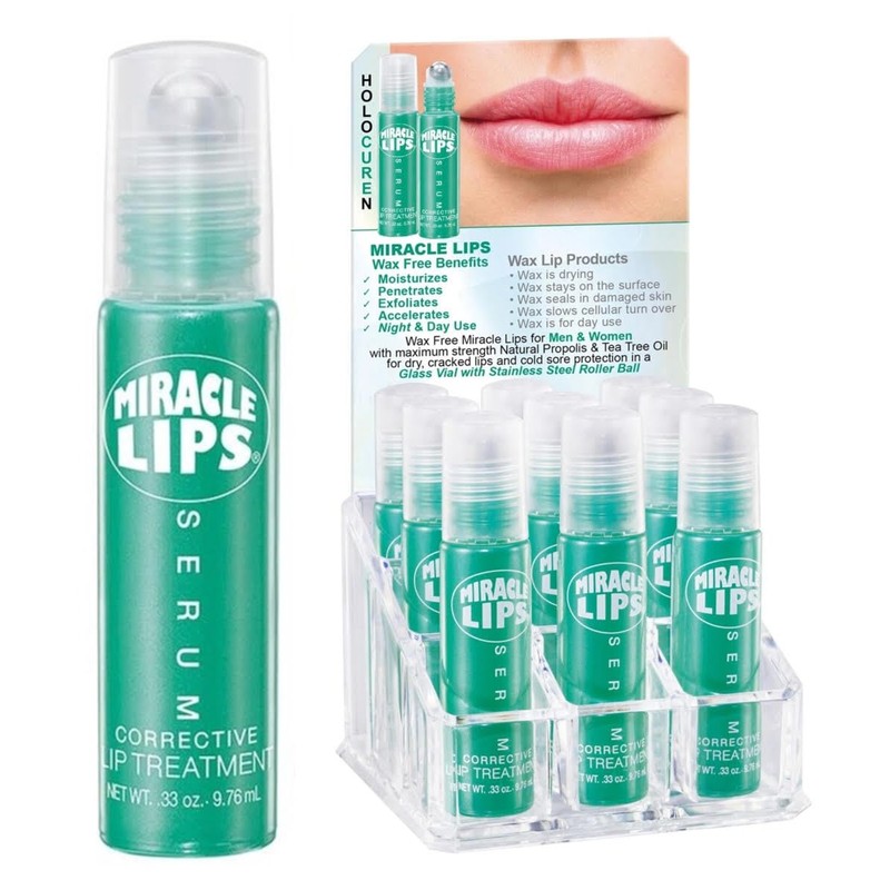 Holocuren Miracle Lips Anti-Aging Lip Serum and SPF 15 Lip