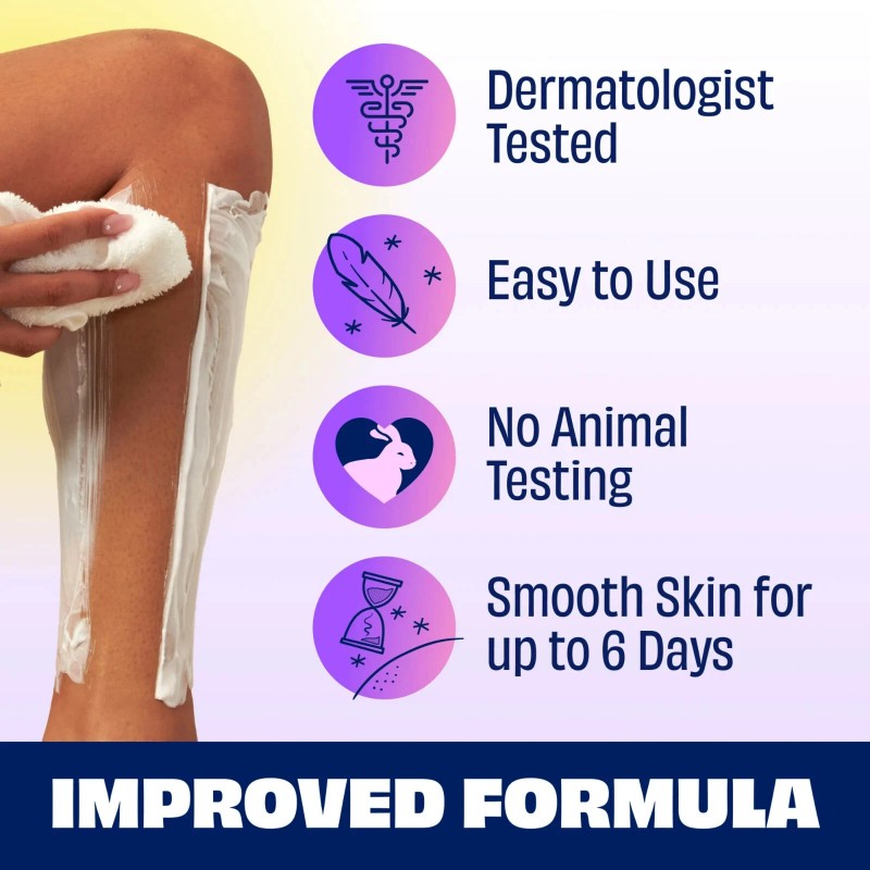 Nair Body Cream Hair Remover, Oat Milk & Vanilla, Body