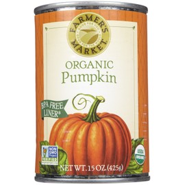 Farmer's Market Foods Organic Canned Pumpkin - 15 oz - 2 pk