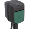 UNITEC WiFi Outdoor Socket, IP44 Splashproof, Compatible with Any Router,