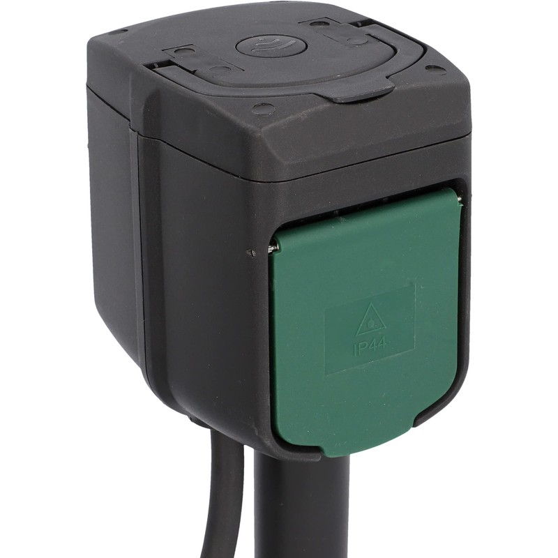UNITEC WiFi Outdoor Socket, IP44 Splashproof, Compatible with Any Router,