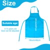 BOUBONI 5 Pcs Kids Apron with 2 Pockets Adjustable Kitchen