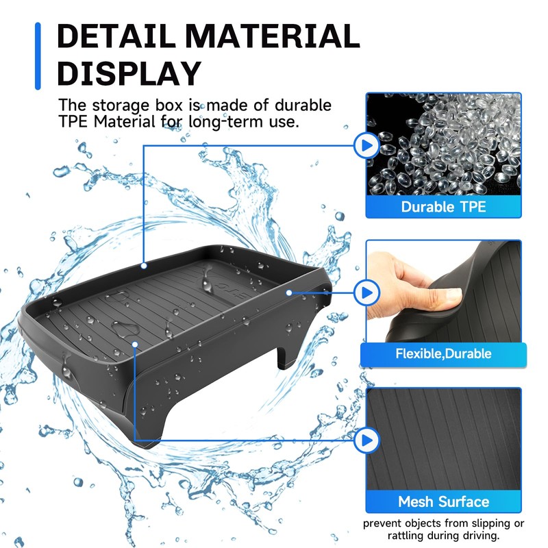 SXCY for 2025 2026 VW ID.4 Dashboard Organizer Tray for