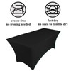 spandex lycra stretch cover tablecloth for 6ft foot table 183x75x75cm