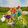 TSHAOUN Pack of 8 Walking Animal Foil Balloons, Pet Foil